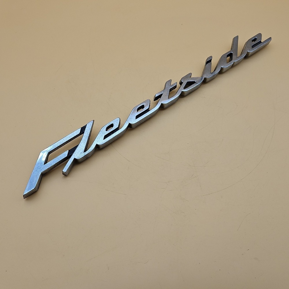 Vintage 1950s Chevrolet Fleetside Truck Side Emblem Original OEM